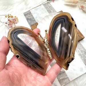 Beautiful Agate Butterfly | Agate Slices | Agate Butterfly Figurine